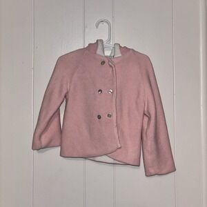 Fleurisse Baby Girl Pink Knit Sweater Heavier‎ Size 12 Months $145 Retail France